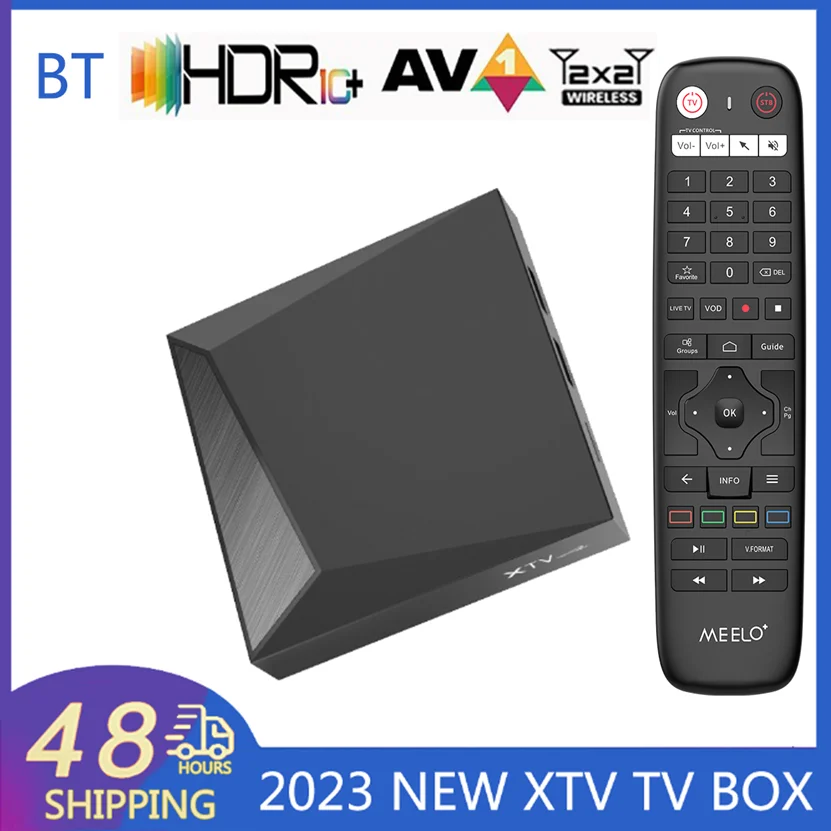 XTV Air nueva caja de TV más inteligente Amlogic S905W2 Quad Core 1,8 GHz 4K HDR + BT HD LAN 100M AV1 caja de TV inteligente XTVAIR