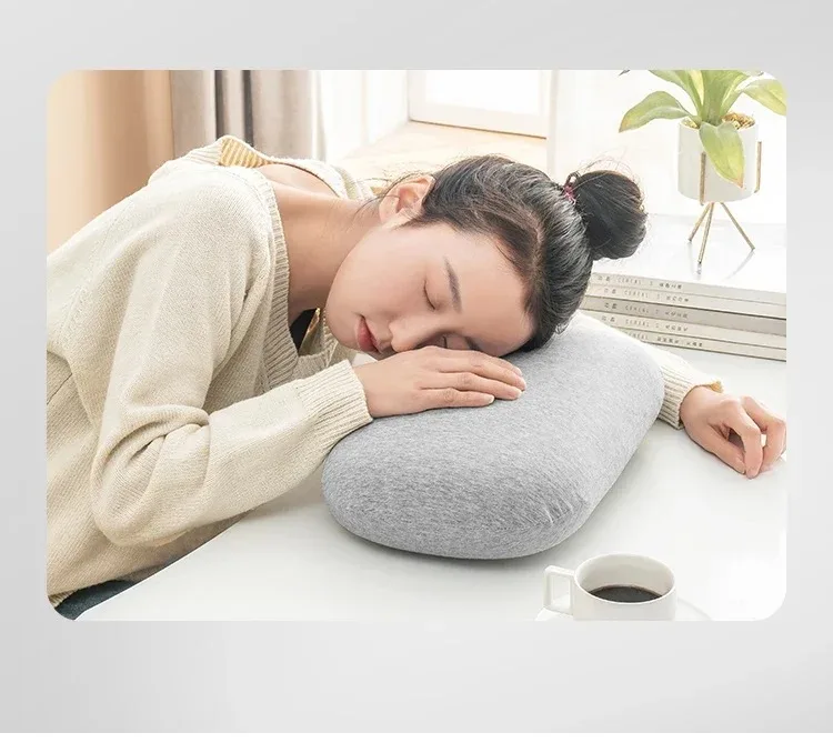 Travesseiro multifuncional de espuma de memória, travesseiro de viagem macio de recuperação lenta para dormir, massagem de saúde cervical, travesseiros de cochilo