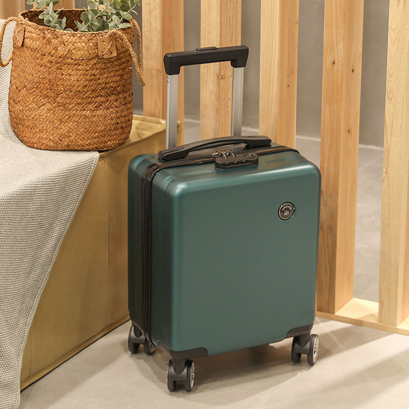 Mini Mala para Homens e Mulheres, Roda Universal, Carrinho Pequeno, Mala de Embarque, Senha Bagagem, 14 ", 16"