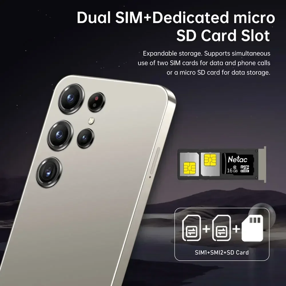 S24 Ultra Mobile Phones 22GB 2TB Smartphone 7800mAh 5G Dual Sim Cell Phone Snapdragon 8 gen 3 Cellphone Android14 Global Version