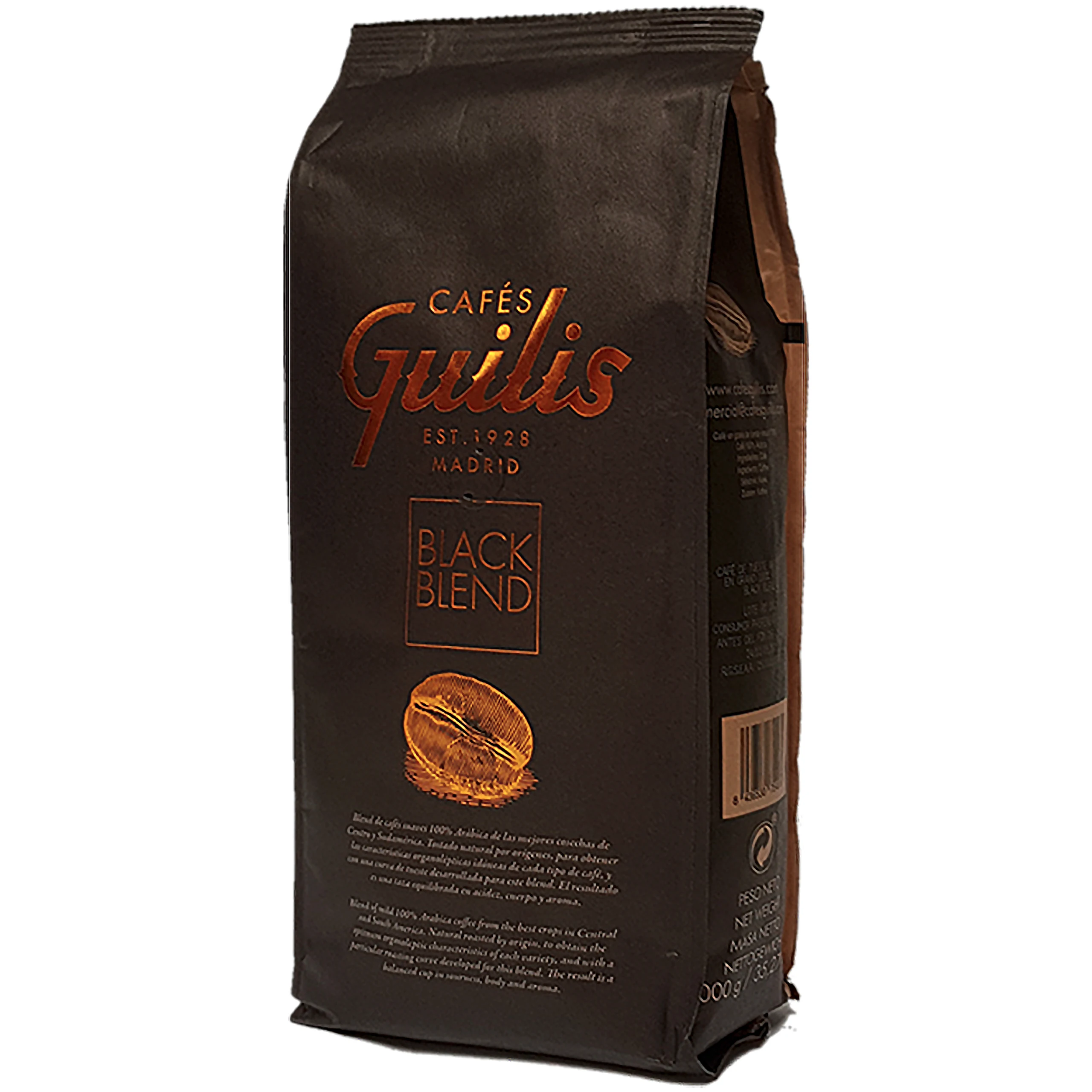 Kawa ziarnista BLACK BLEND 100% ARABICA 1kg Cafes Guilis