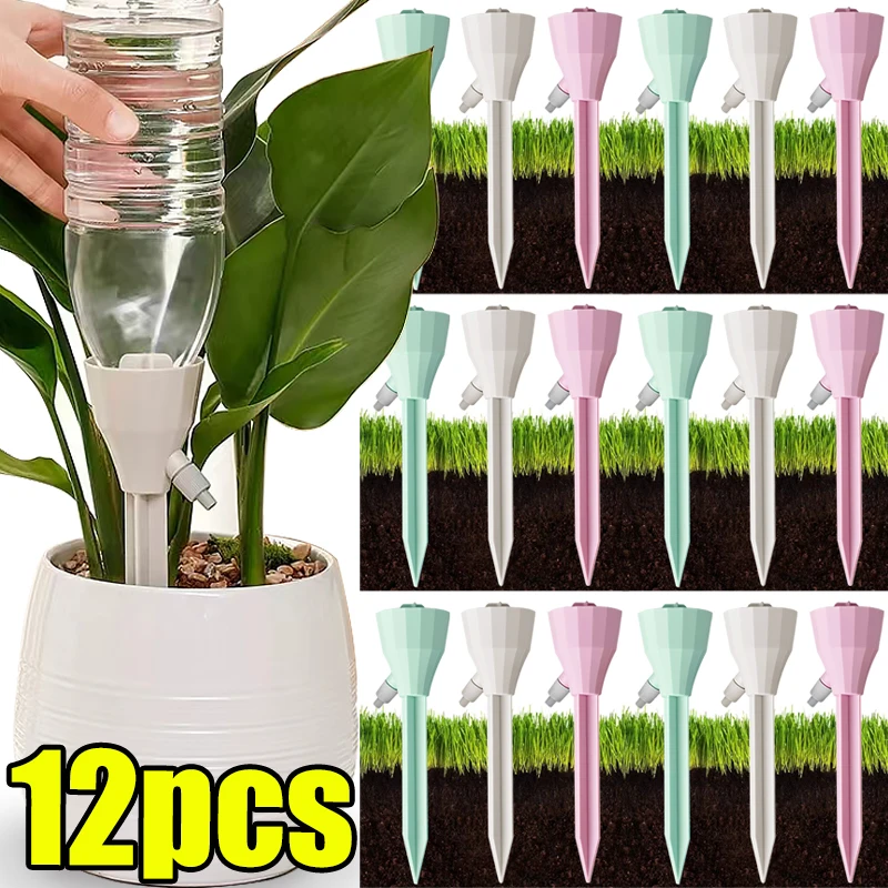 Sistema de riego de plantas, sistema de riego por goteo ajustable, picos de autorriego automático para interiores y exteriores, suministros de jardín en maceta