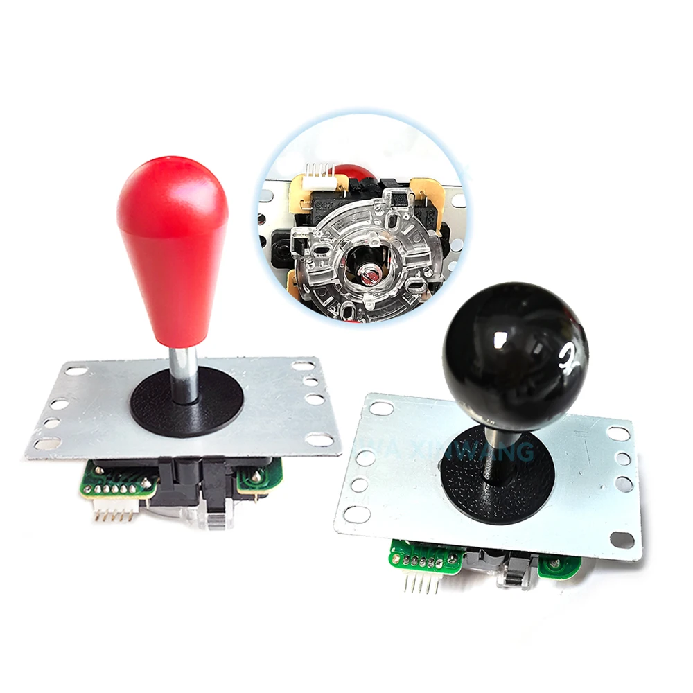 Kopie Sanwa Joystick 8 Weg Arcade Stick Battop Runde Top 5 Pins Stecker Für USB Board PC Spielkonsole DIY Richtung Controller