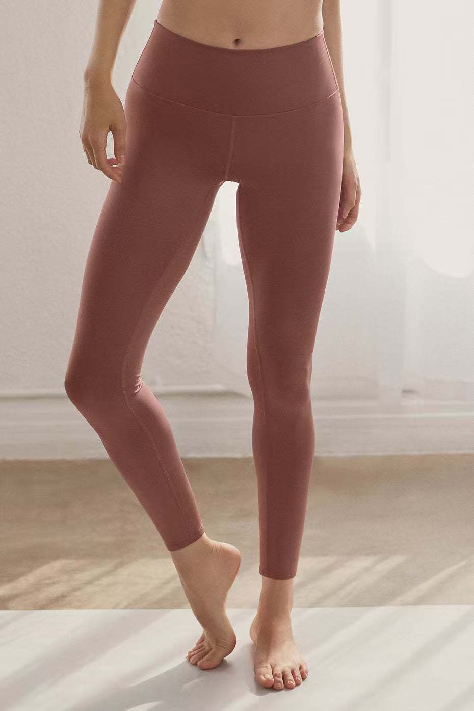 AL โยคะกีฬา Bra Legging ชุดสตรี Scoop คอชุดชั้นในเปิดกลับโยคะ Bra Gym Running Crop Tops กางเกงขายาวเอวสูง