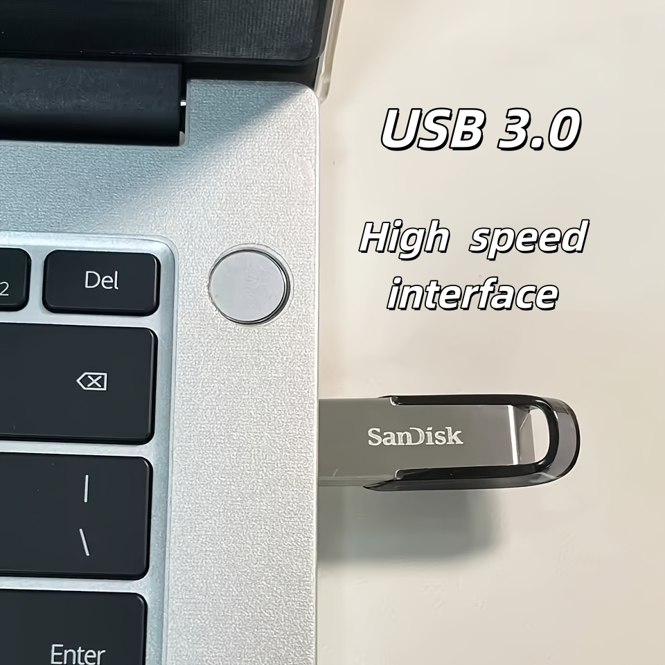 SanDisk CZ73 USB 3.0 Pendrive 128GB USB Flash Drive 16GB 32GB 64GB Metal Pen Drive 512GB USB3.0 Stick 256GB 150MB/S Key Memory S