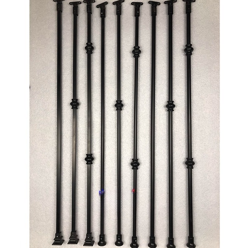 Colunas pagode redondas de várias especificações 14 quadrados 14 redondos 16 colunas redondas de ferro forjado para escada guardrail varanda raili