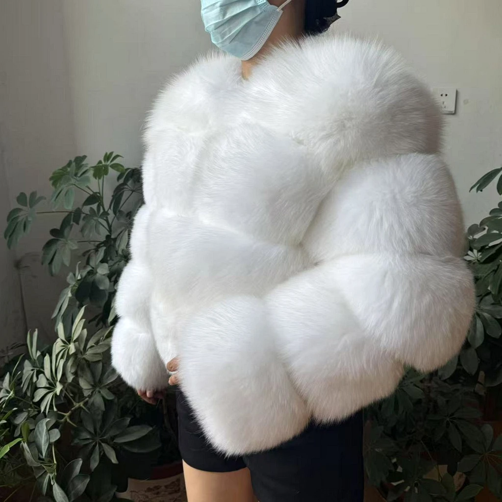 Wefurlena casaco de pele de raposa prateada jaqueta de inverno feminino casaco de pele de guaxinim natural rua quente manga longa jaquetas de luxo natural