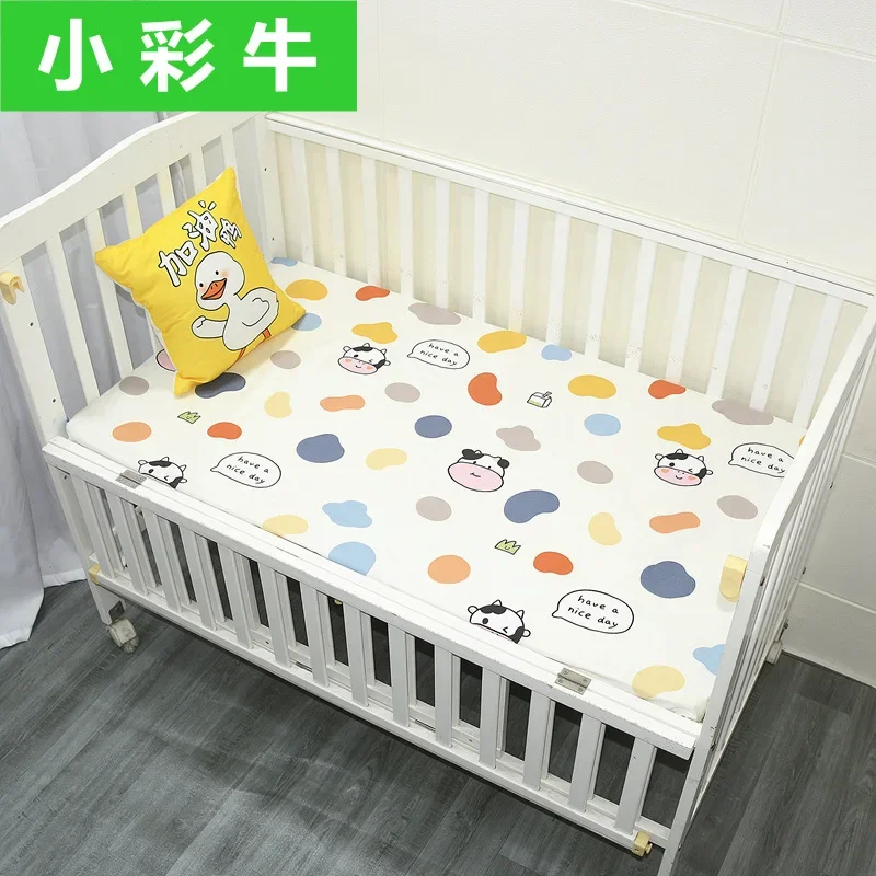 51x28 inch (130x70 cm) pasgeboren baby hoeslakens cartoon print laken babybed matrashoezen voor unisex baby jongens meisjes