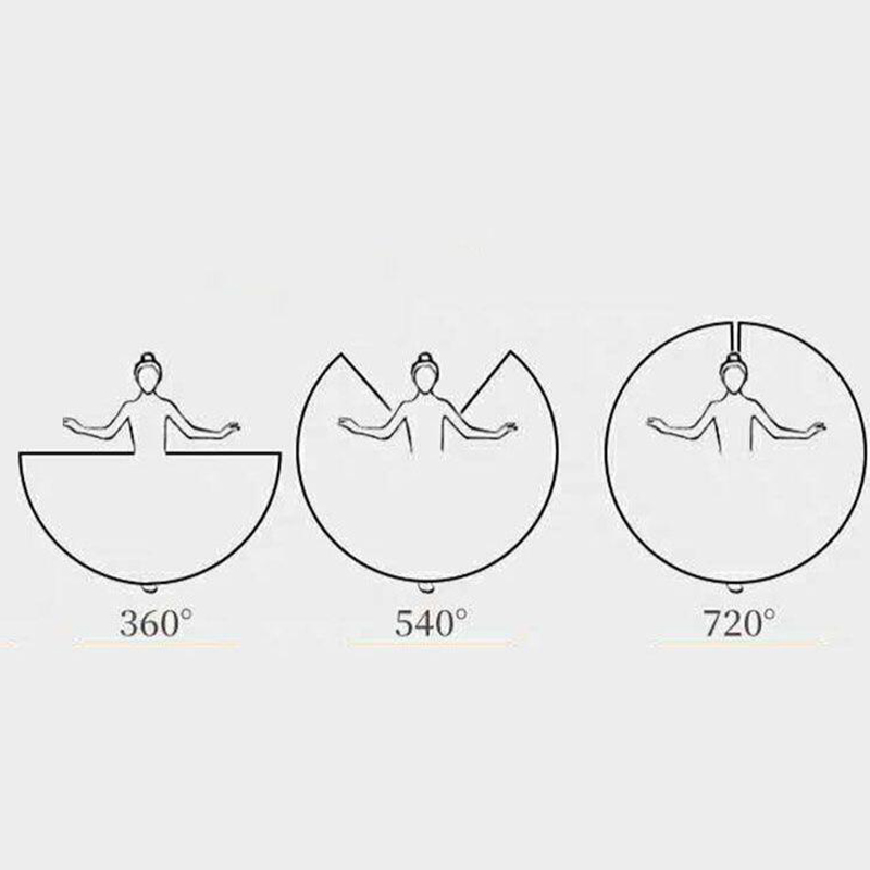 女性のクラシックダンススカート,720度の衣装,ガーゼシフォンハーネス,エレガントなパフォーマンス,ハーフドレス,中国風