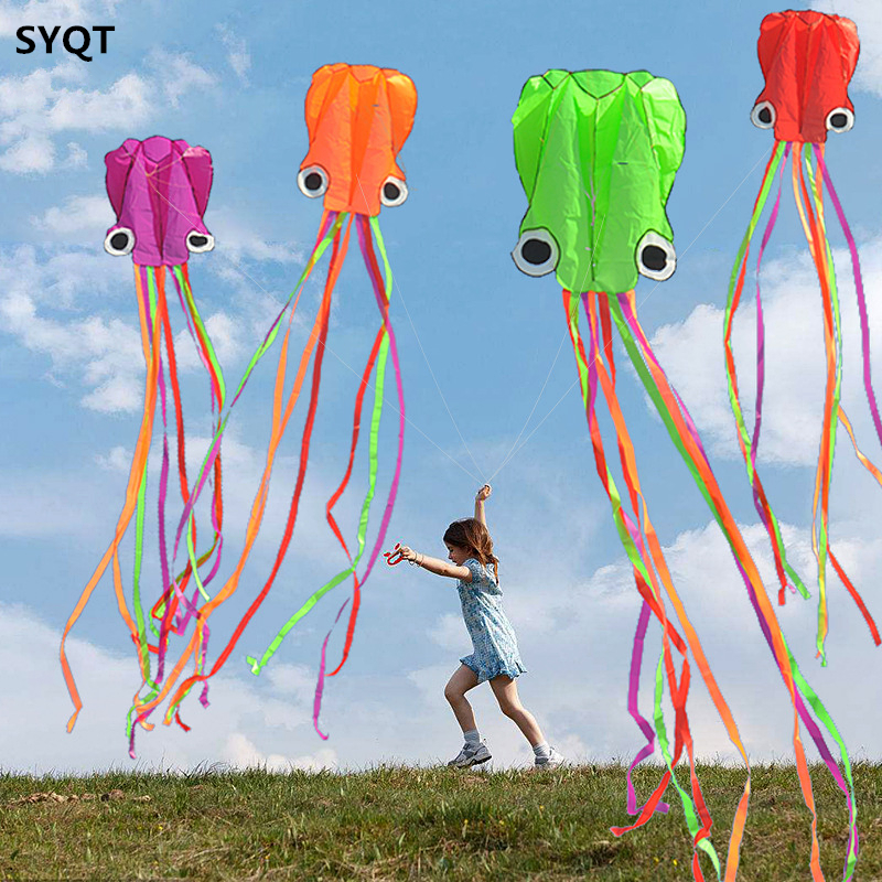 3M Bạch Tuộc Diều Hoạt Hình Hình Ngoài Trời Dễ Bay Mềm Diều Với Xe Trượt Tuyết Giáng Sinh/Halloween Quà Tặng diều Dành Cho Người Lớn Cao Cấp