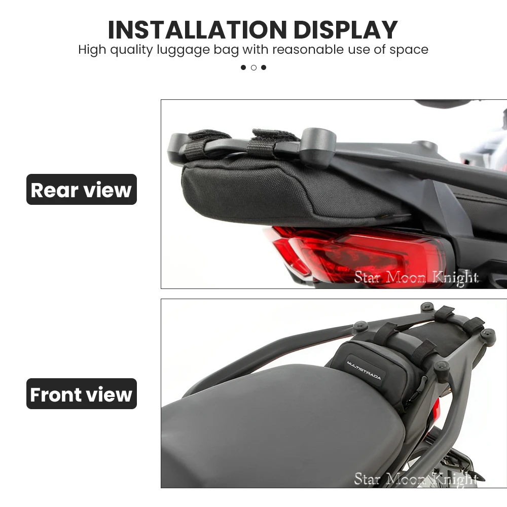 Para Ducati Multistrada V4S V4 S V4 Pikes Peak Rally accesorios portaequipajes debajo de la bolsa herramienta de almacenamiento de viaje bolsas impermeables