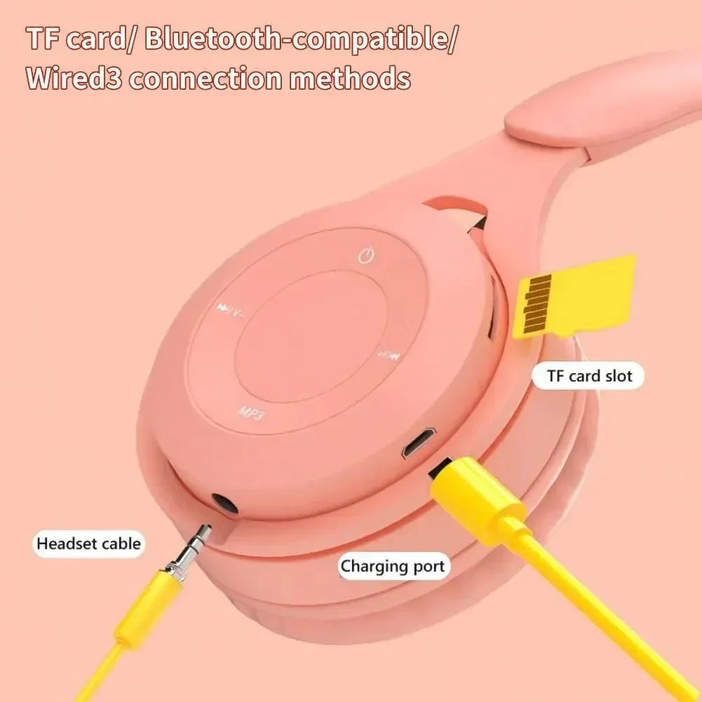 Składane sportowe słuchawki do gier Macaron Y08 Słuchawki Bluetooth Zestaw słuchawkowy Słuchawki stereo dla Androida IOS