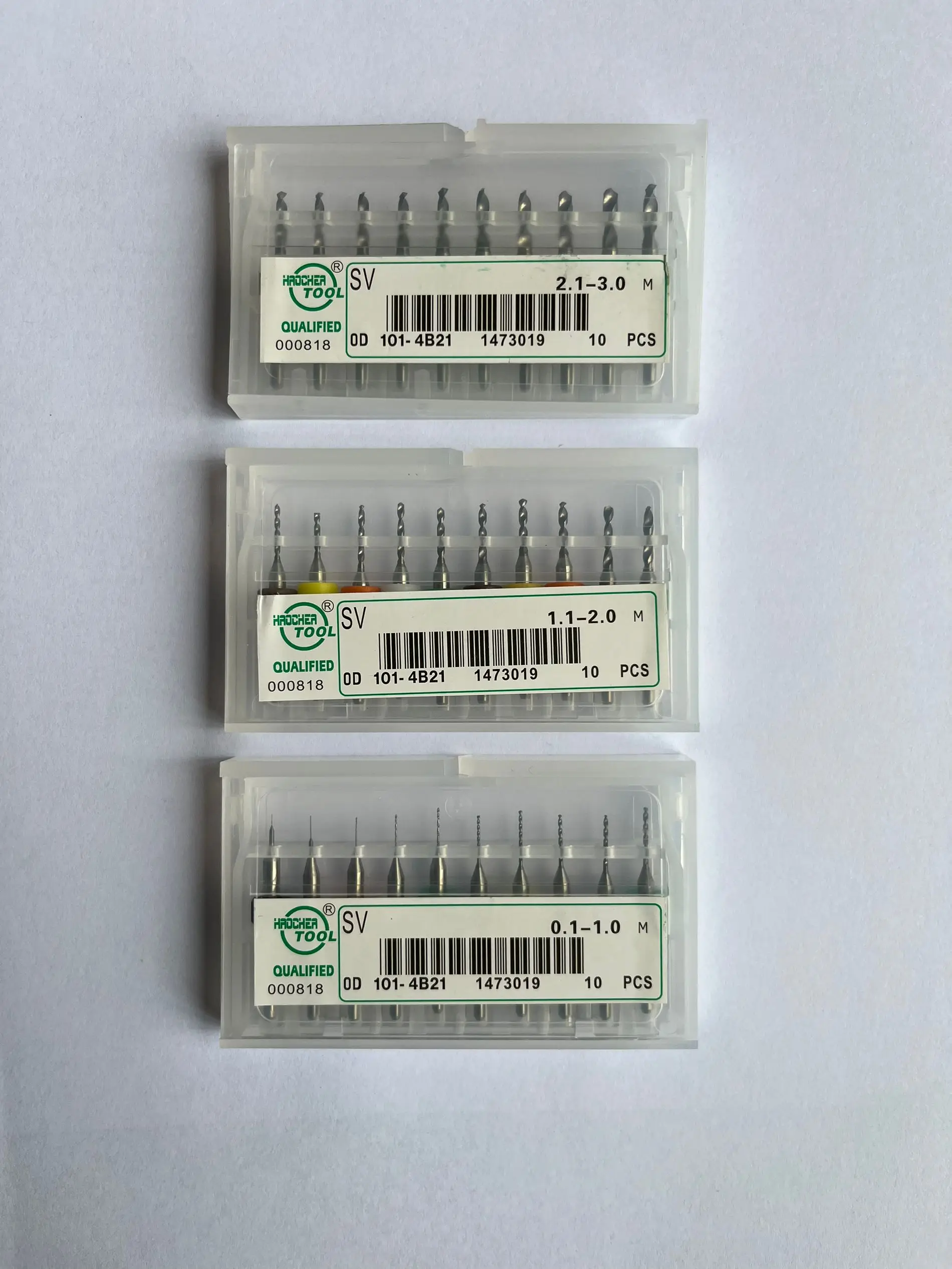 NEW 10 CÁI PCB Drill bit hợp kim vonfram trên shank khoan 0.1/0.3/0.35/0.4/0.45/0.5/0.55/0.6-3.175 mét bảng mạch CNC Khoan Bits