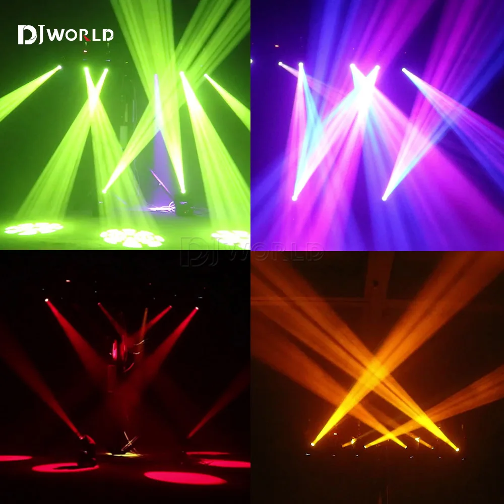 2 ชิ้น/เซ็ต 60W LED Gobo Moving Head Light Spot รูปแบบโฟกัสแบบแมนนวล DMX หมุน LED รูปแบบเวทีแสงสําหรับ Dj Disco Party Clubs