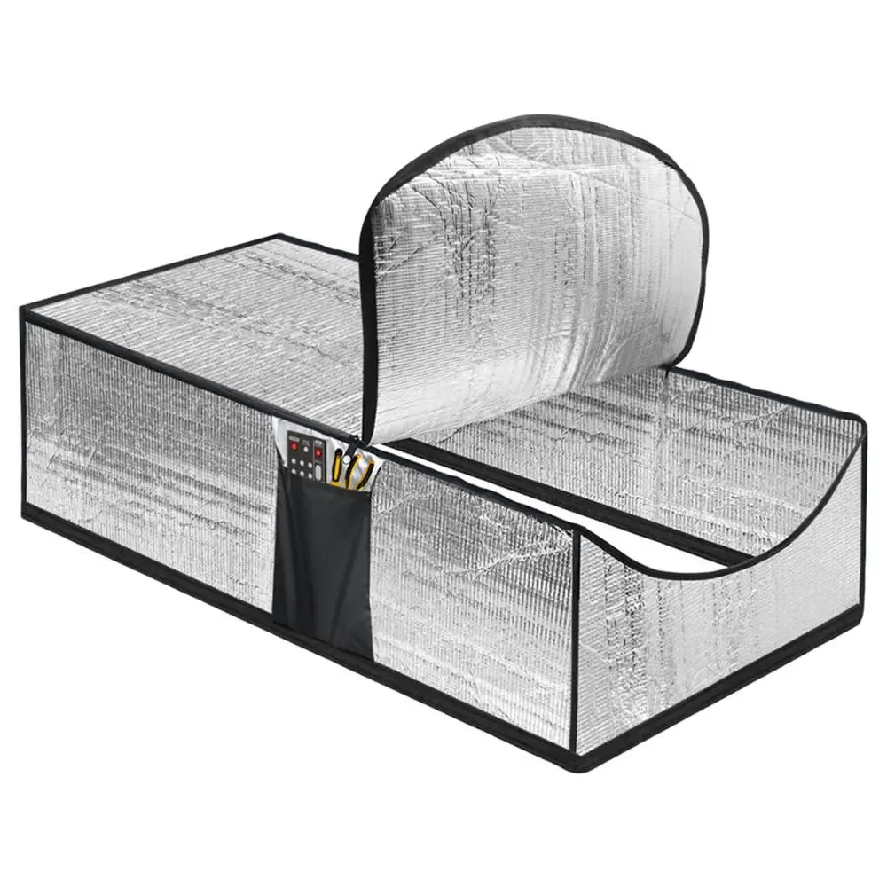 Capa de isolamento para escadas de sótão, zíper, à prova d'água, capa isolada, à prova de fogo, porta de sótão, abertura de sótão