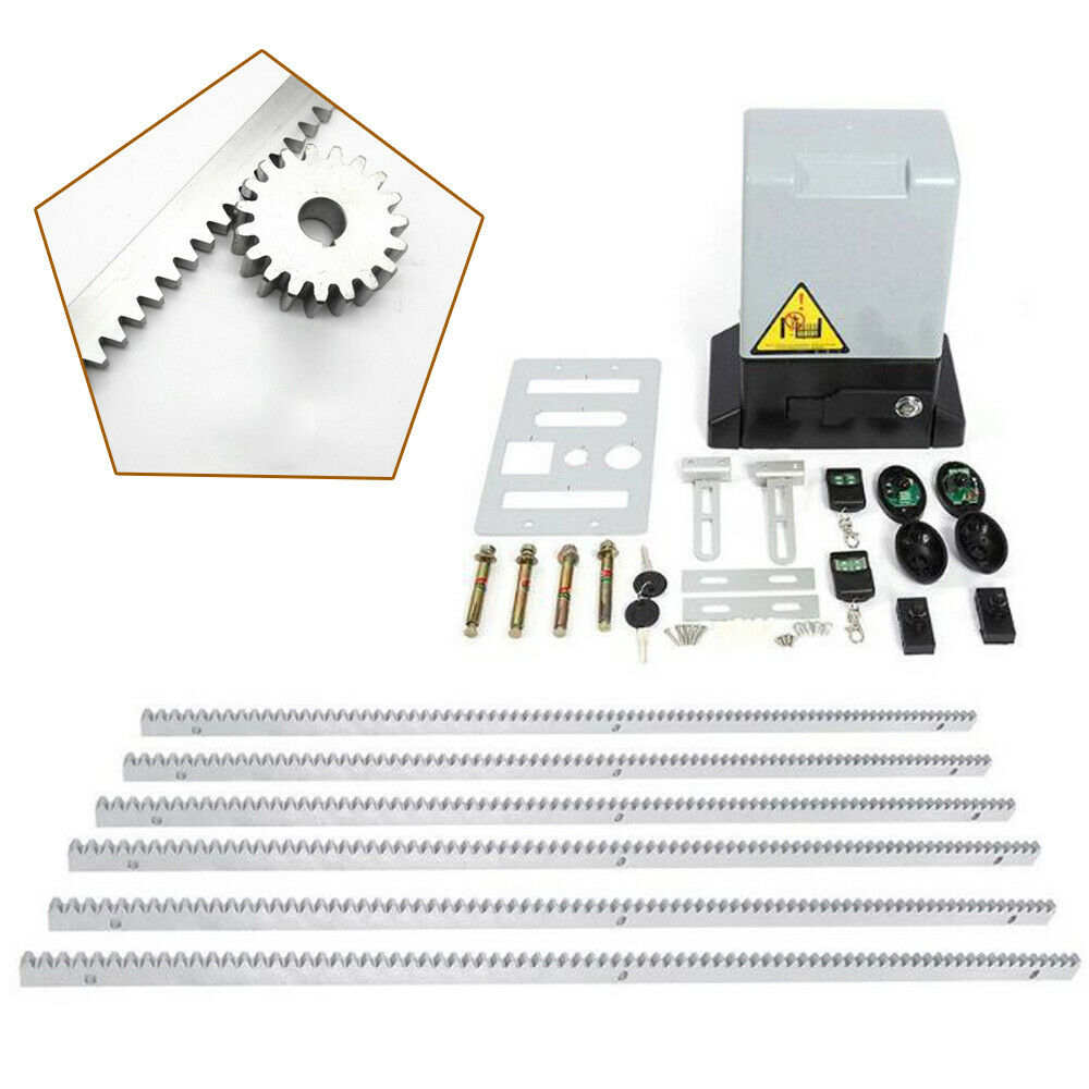 550w Schiebe tor öffner automatische Motor auffahrt Sicherheits kit Racks 2000kg