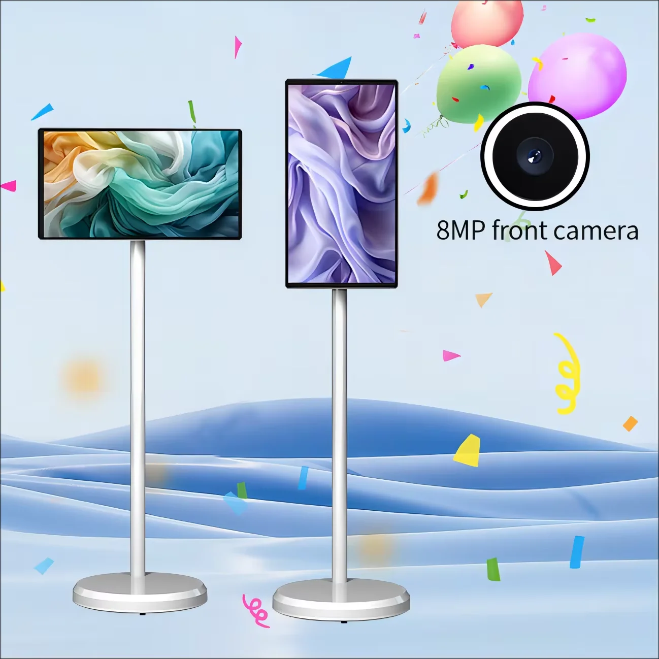 21.5 Inch Android Tablet Computer Hd Display Floor-Standing Display Terminal 8Mp Camera Rotating Touch All-In-One Machine