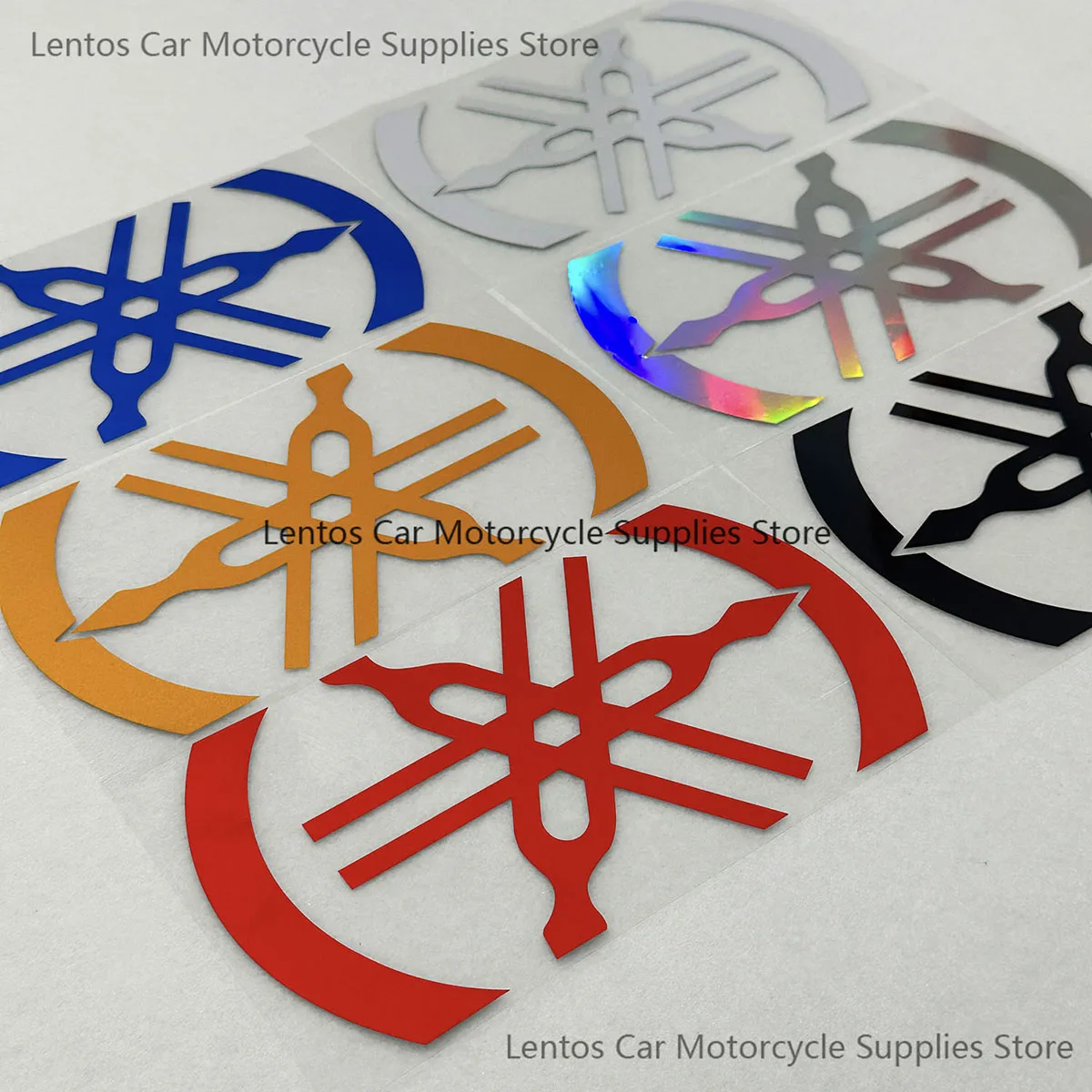 Nuevas pegatinas reflectantes láser Yamaha, caja trasera para casco de motocicleta, pegatinas modificadas, calcomanías decorativas impermeables