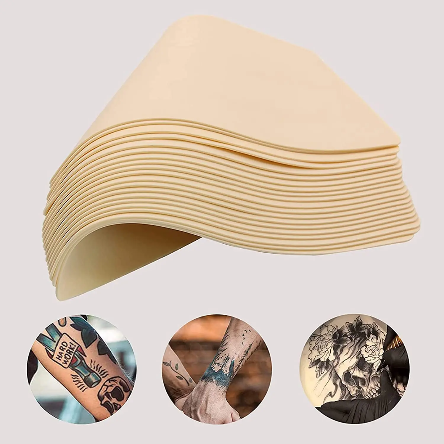 3/5/10/15/30 Chiếc Silicone Mềm Hình Xăm Thực Hành Da Đôi Thường Trực Trang Điểm Hình Xăm Giả người Mới Bắt Đầu Thực Hành Microblading Accessorie