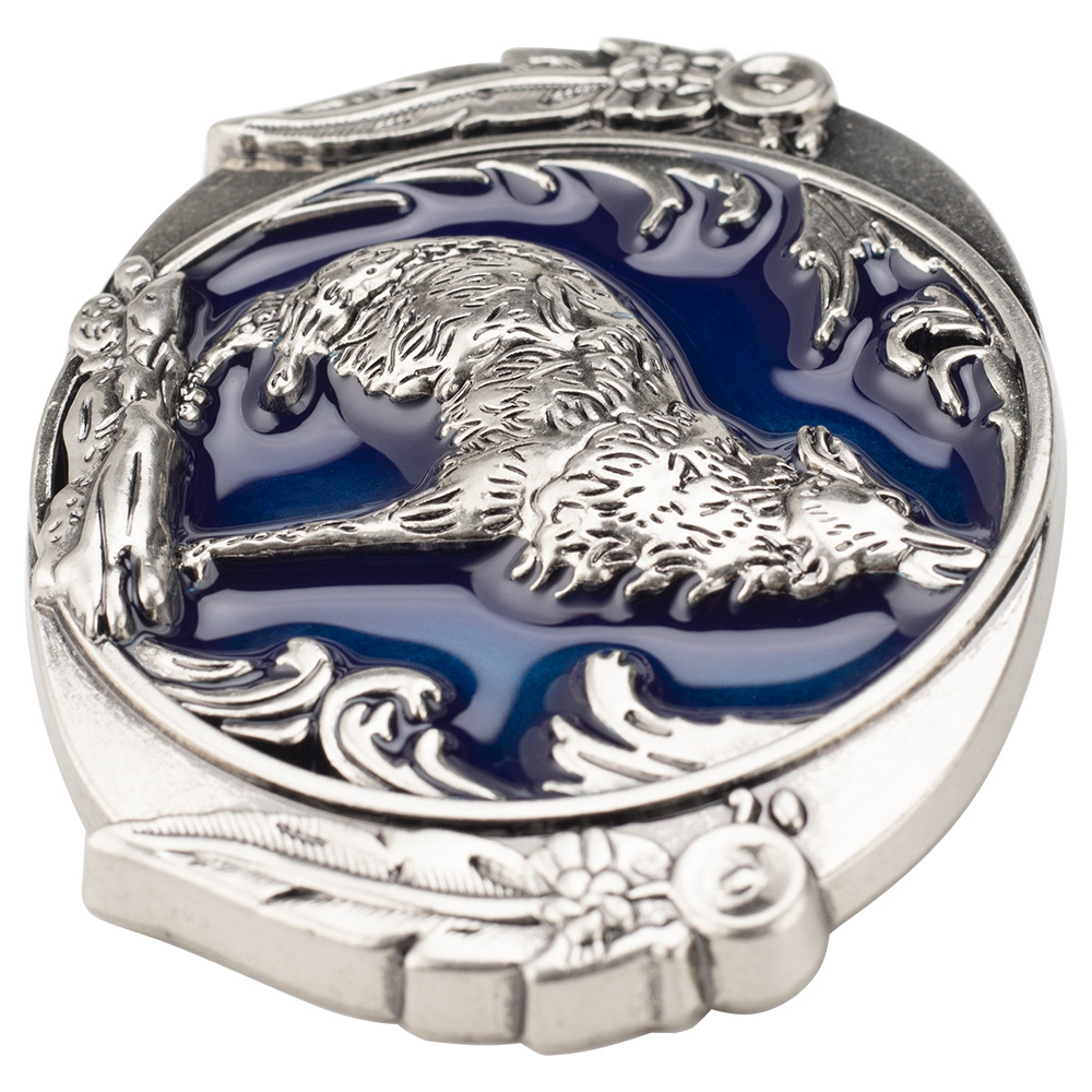 Wild Wolf Gürtelschnalle personalisiertes Tiermuster