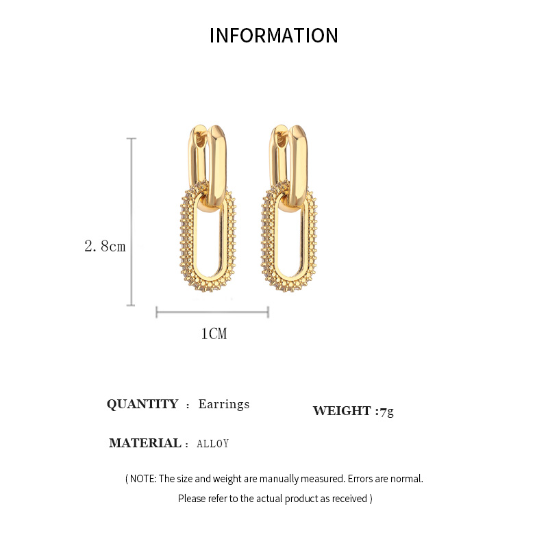 เงา Rhinestone เรขาคณิตต่างหูสุภาพสตรีแฟชั่นหรูหรารูปไข่แหวนคู่ต่างหูประณีตอุปกรณ์เสริม