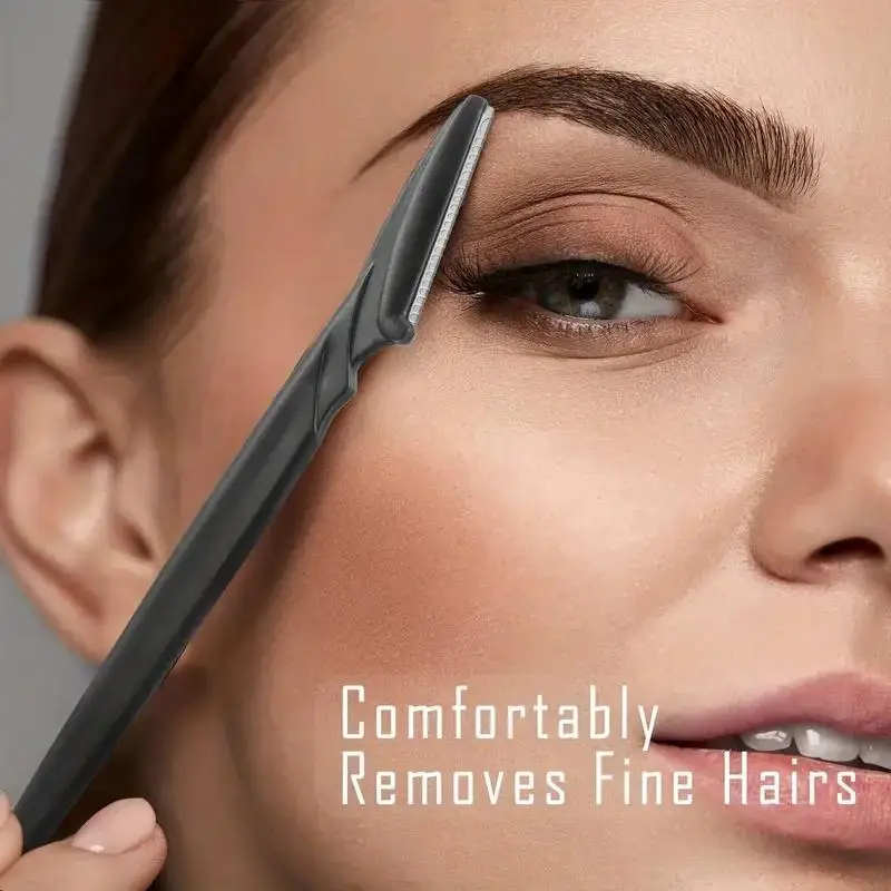 10 pz Rasoio sopracciglia Lama Rasoio Portatile Viso Rasoio Sopracciglia Epilazione Depilazione Frese Rasoio di Sicurezza Donna Trucco