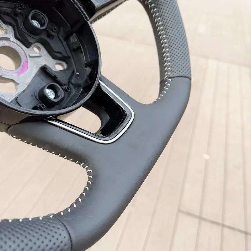 for Audi a3 steering wheel RS3 RS4 RS5 A3 A4 A5 S3 S4 S5 2017-2021 Fully Perforated Leather Steering Wheel