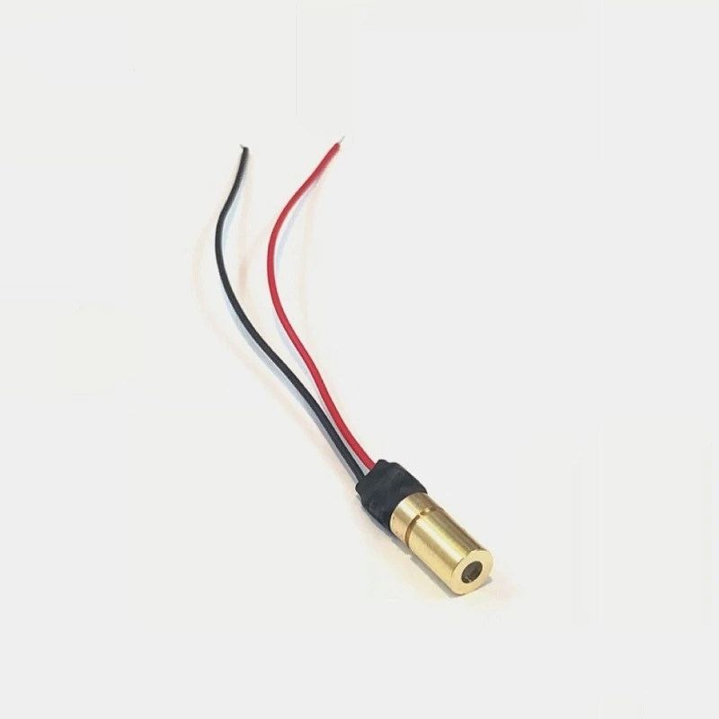 1 5 10 pezzi 6mm modulo laser di livello industriale 650nm 5mw 3v-5v 6mm linea retta mirino lunghezza focale regolabile luce rossa