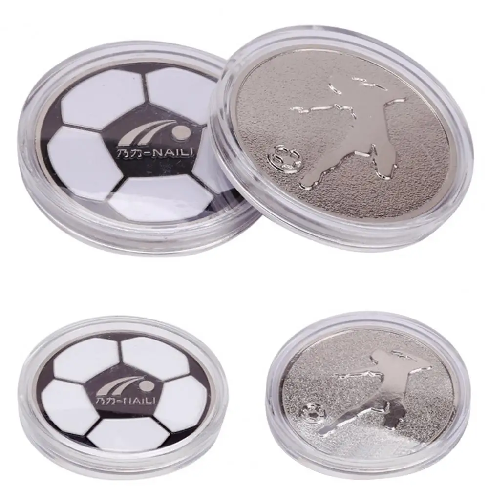 Referee Flip Coins Rounded Edges Soccer Toss Coins Alloy Judging Tools  Professional Football Flip Coins Judge Toss Coins
