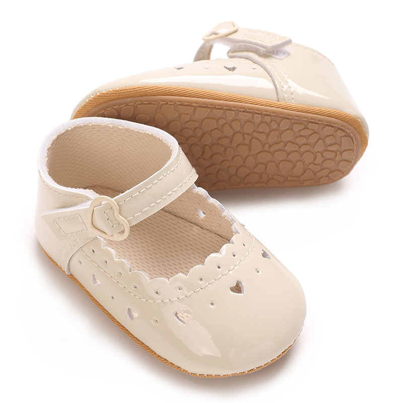 Chaussures Mary Jane à la mode et élégantes, adaptées aux bébés et aux filles de 0 à 1 ans, chaussures de marche légères