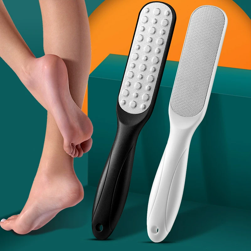 1 Cái Mặt Đôi Chân Tập Tin Chuyên Nghiệp Tiếng Sột Soạt Gót Xay Cứng Chết Callus Tẩy Móng Chân Tập Tin Chân Xay