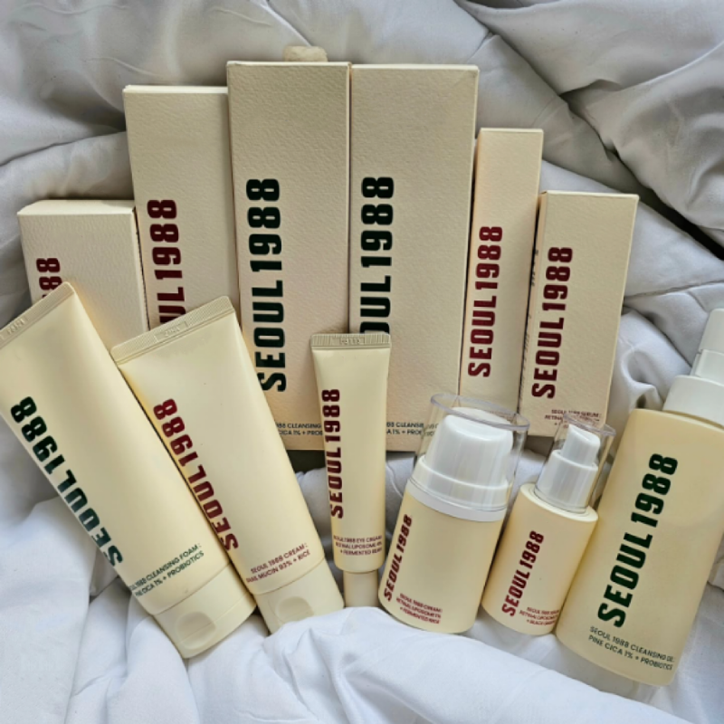 Seúl 1988 Juego de cuidado de la piel coreano Caracol Mucín Cuidado del contorno de ojos Vitamina C Retinol Eliminación de ojeras Seúl 1988 Cosméticos Coreanos