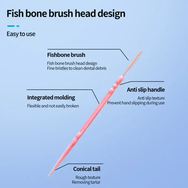 Double Head High End Fruit Stick 200 Pieces Personality Creative Toothpick Disposable Family Box Packed Portable Ultra Fine Pick