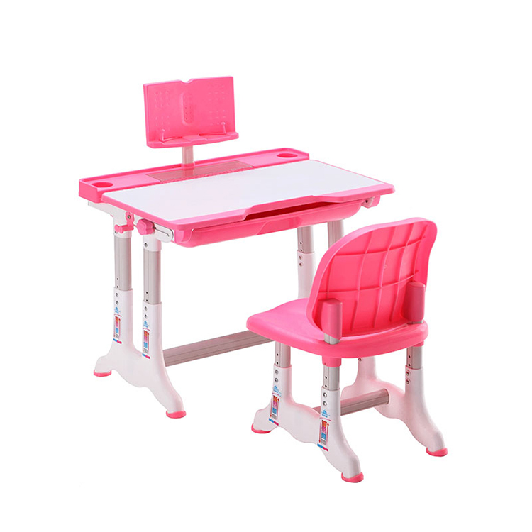 Cartoon Folding Lifting Plastic Kids Reading Pencil Table and Chair for Children Table and Chair Set for Kids TablesChildren's d