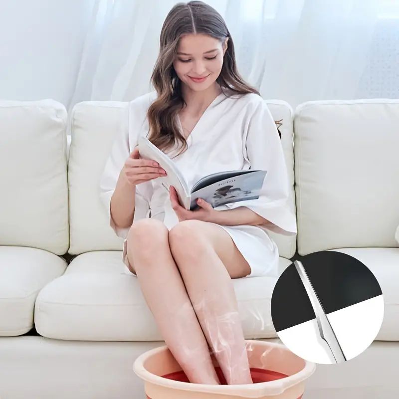 Faca de pedicure em aço inoxidável removedor de pele morta Toe Nail Shaver Calo Rasp, Care Shops