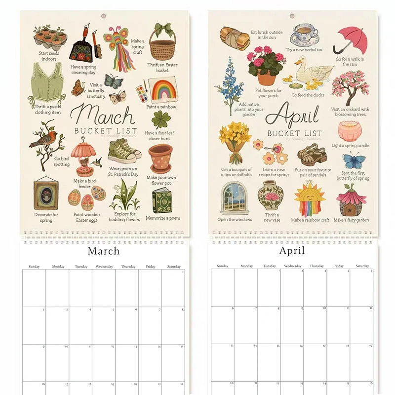 จุดใหม่ PREORDER 2025 Bucket List ปฏิทินตลก 12 เดือน Cuss Word Sayings ปฏิทินผนังในร่มที่ไม่ซ้ํากันใหม่ปีของขวัญ