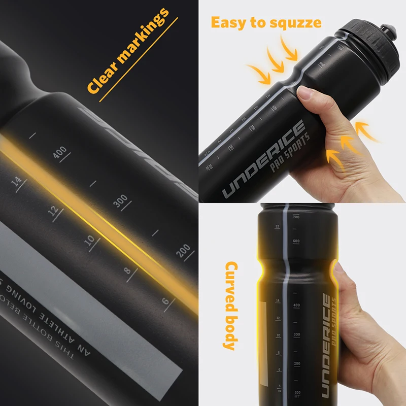 ICE Hockey น้ําขวด BPA ฟรีกีฬาฮอกกี้ขวด 750/950/1000ML อุปกรณ์ฮอกกี้ฟุตบอลลาครอสขวดกีฬาเกียร์