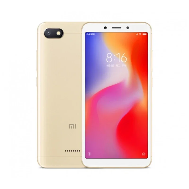 Xiaomi Redmi 6A 4G Android RAM 2GB ROM 16GB MediaTek Helio A22 Teléfono usado de 5,45 pulgadas