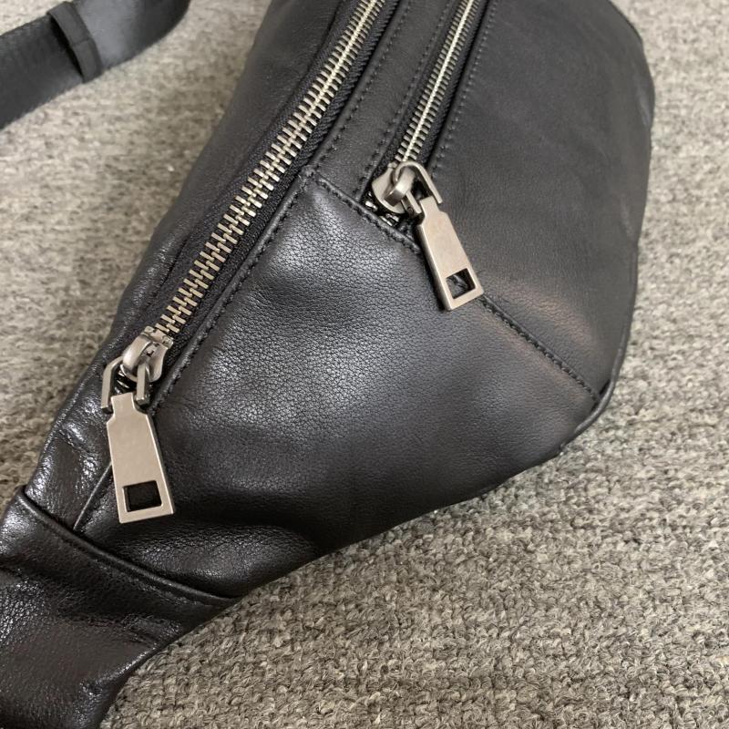 2024 新レザーチェストバッグユニセックストップレイヤー牛革シングルショルダーファッショナブルな韓国スタイル夢のような夏のコレクション