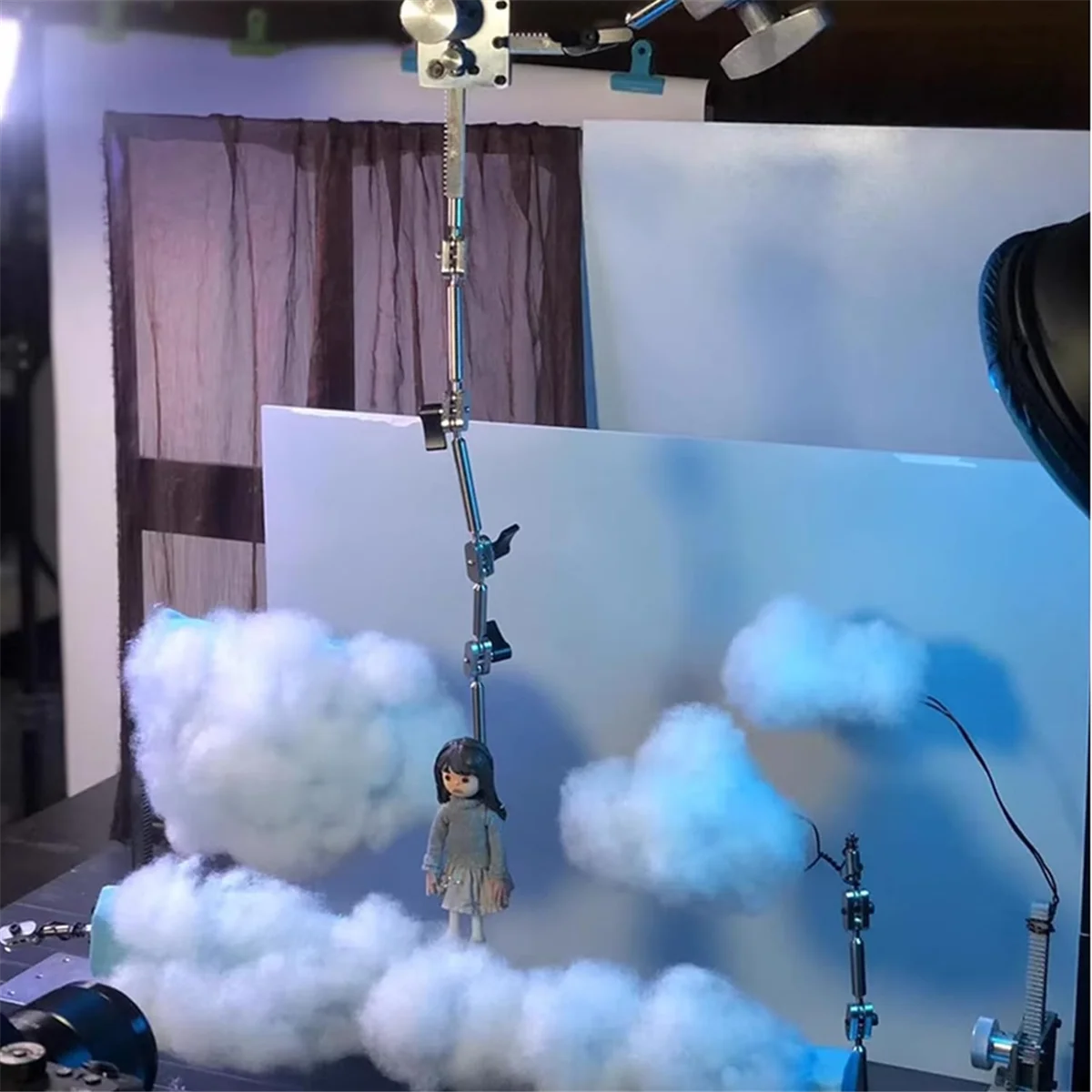 Kit de animação aa91, sistema de aparelhamento de armadura de equipamento de parada diy com 5 conectores para animação, kit de filmagem de suporte de movimento de parada