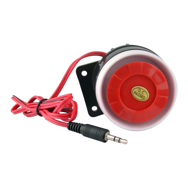 Tiếng Còi Hú Báo Động Trong Nhà 120dB Có Dây Nhà Báo Động An Ninh Chống Trộm Cho Họ Thang Máy ATM 12V ABS chất Liệu