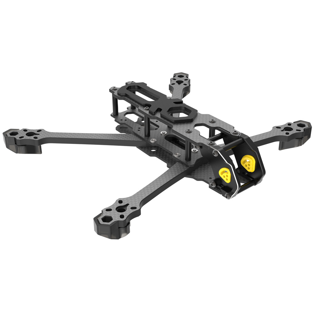 SpeedyBee Mario 5 Rahmen 5 Zoll DC/XH-Version mit Kohlefaserplatte FPV Freestyle RC Racing Drone für O3/O4 PRO