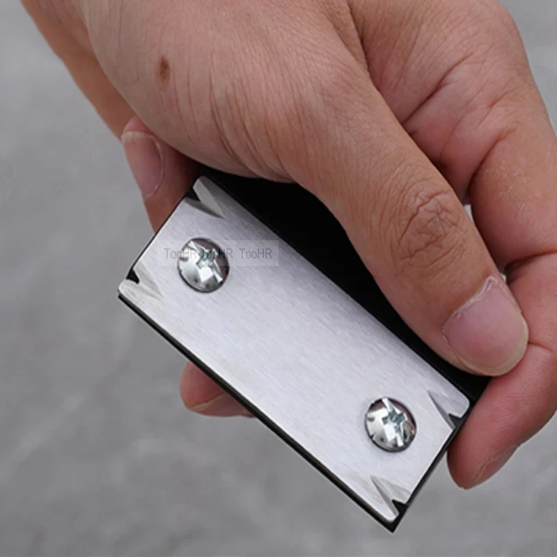 Cuchillo de recorte para carpintería, recortador de madera, tabla raspadora de filete biselado, borde de desbarbado, herramienta cepilladora de esquina, borde recortador