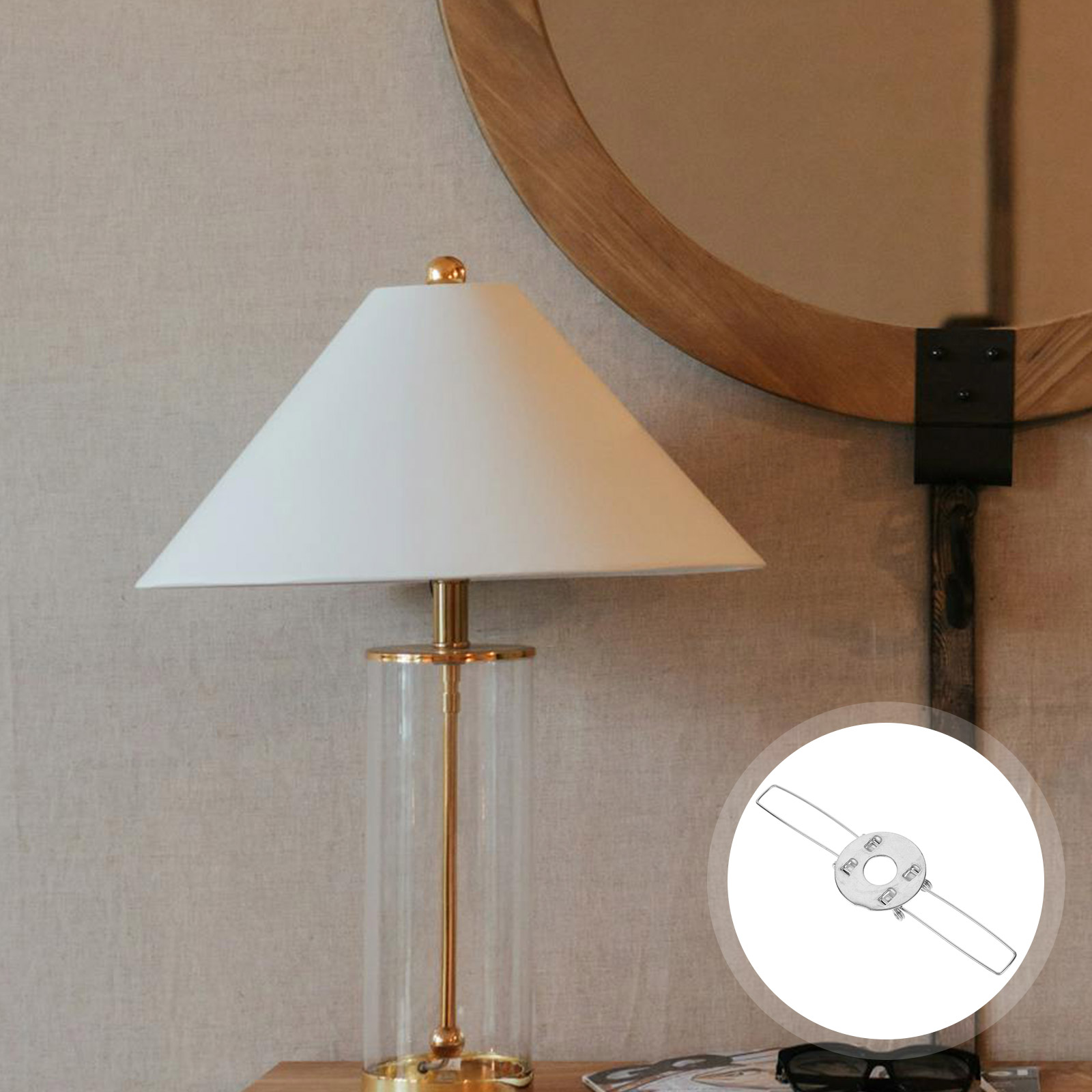 LEDストリップライトホルダー,スプリングクリップ,ペンダントヘッド用ランプシェードクランプ,10個