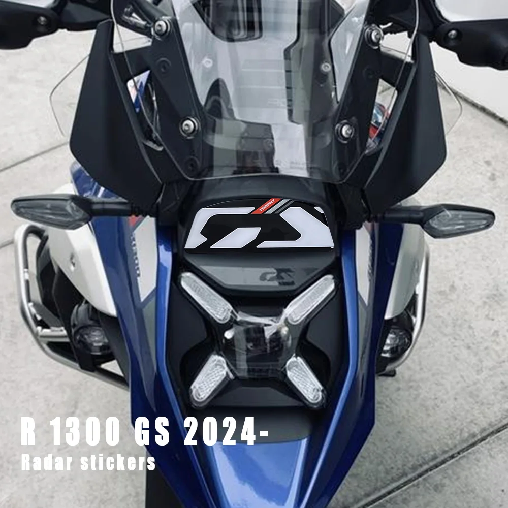 For R 1300 GS R1300GS GS 1300 2024- Option 719 Triple Black Trophy 3D Sticker Radar Protection Sticker