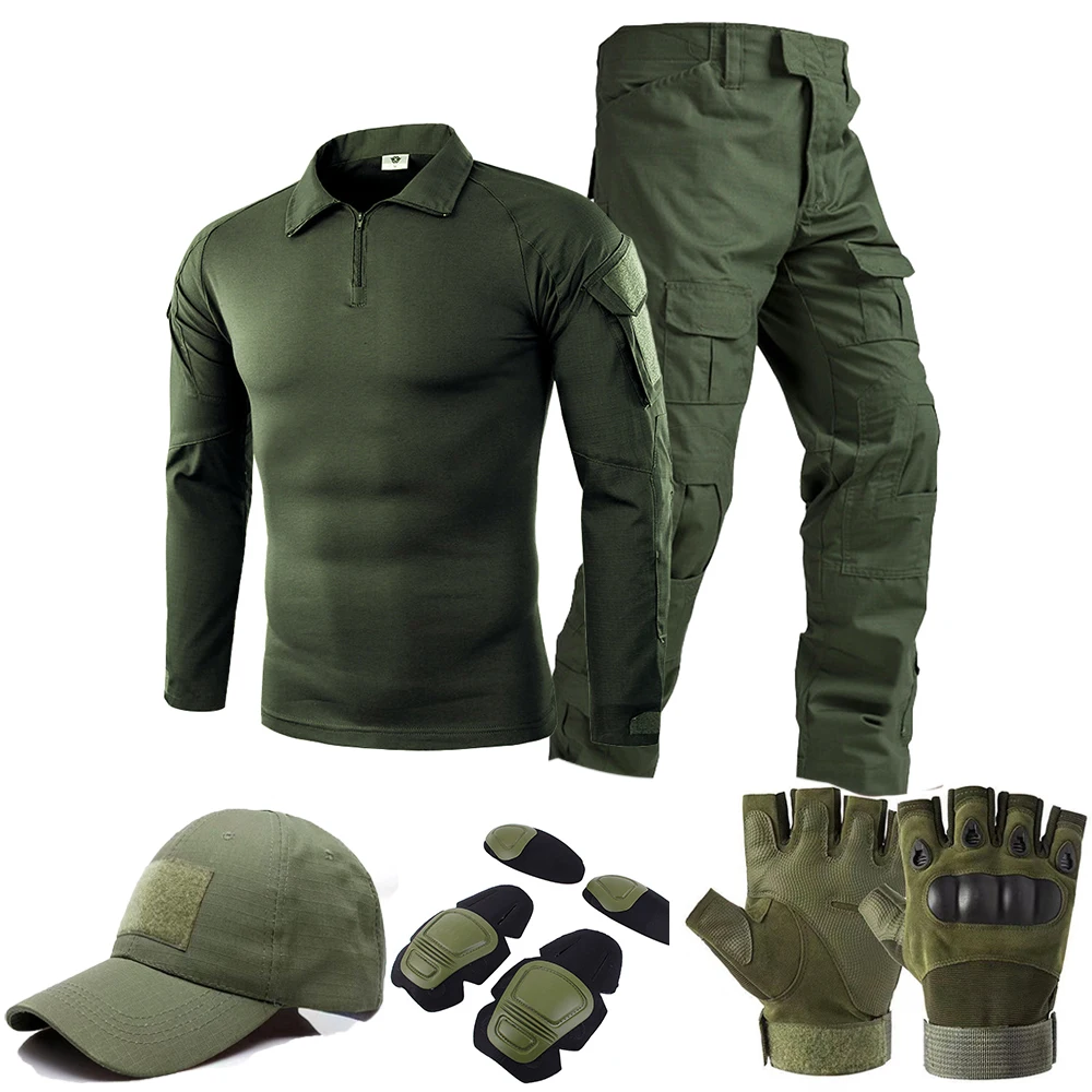 Uniforme táctico H trajes Milit traje de camuflaje al aire libre camisas de caza pantalones entrenamiento de peces Airsoft Paintball conjuntos de ropa