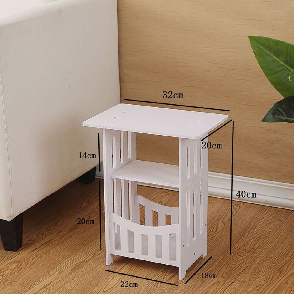 Mesa de cabeceira pequena para casa, Modern Square Nightstand, Mini Bedside Cabinet destacável, Móveis pequenos