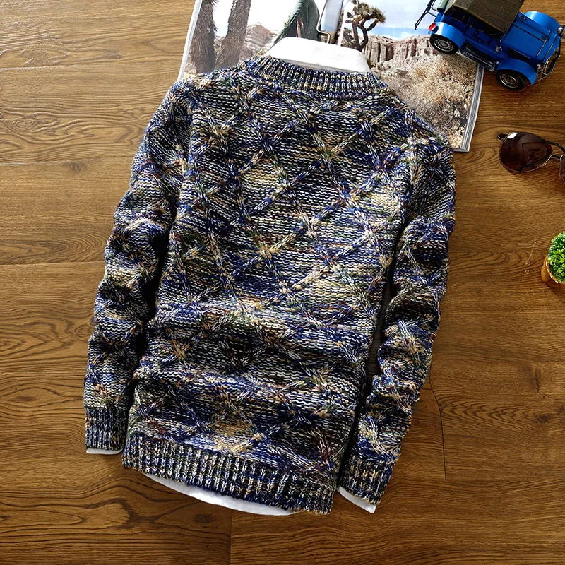 Männer Casual Pullover Herbst Winter Slim Fit Pull Pullover Langarm Kleidung Jacke Männliche Mode Gestrickte Pullover Männer Kleidung