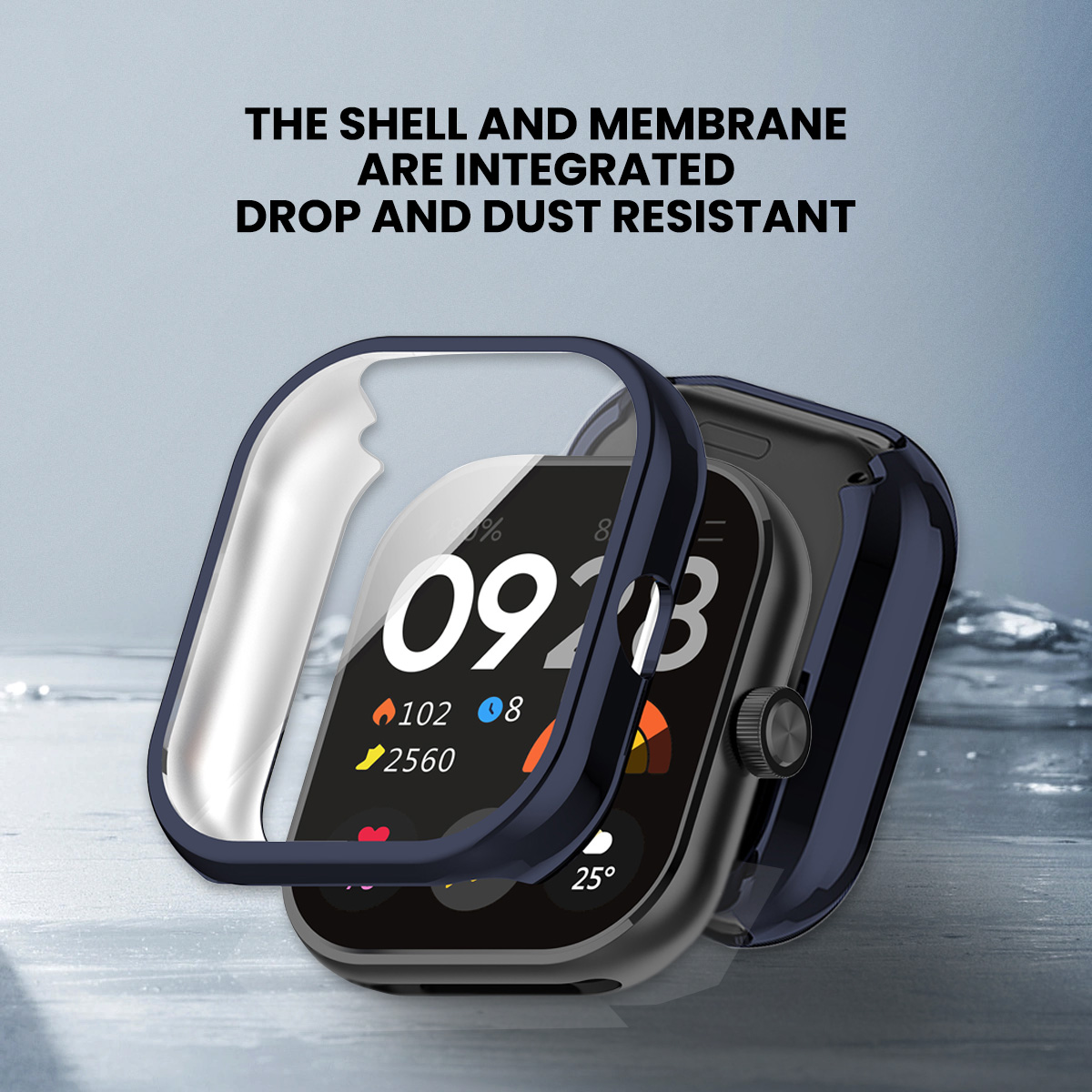 Chapeamento tpu caso para redmi relógio 4 pulseira de relógio inteligente capa protetor de silicone para xiaomi redmi watch4 acessórios