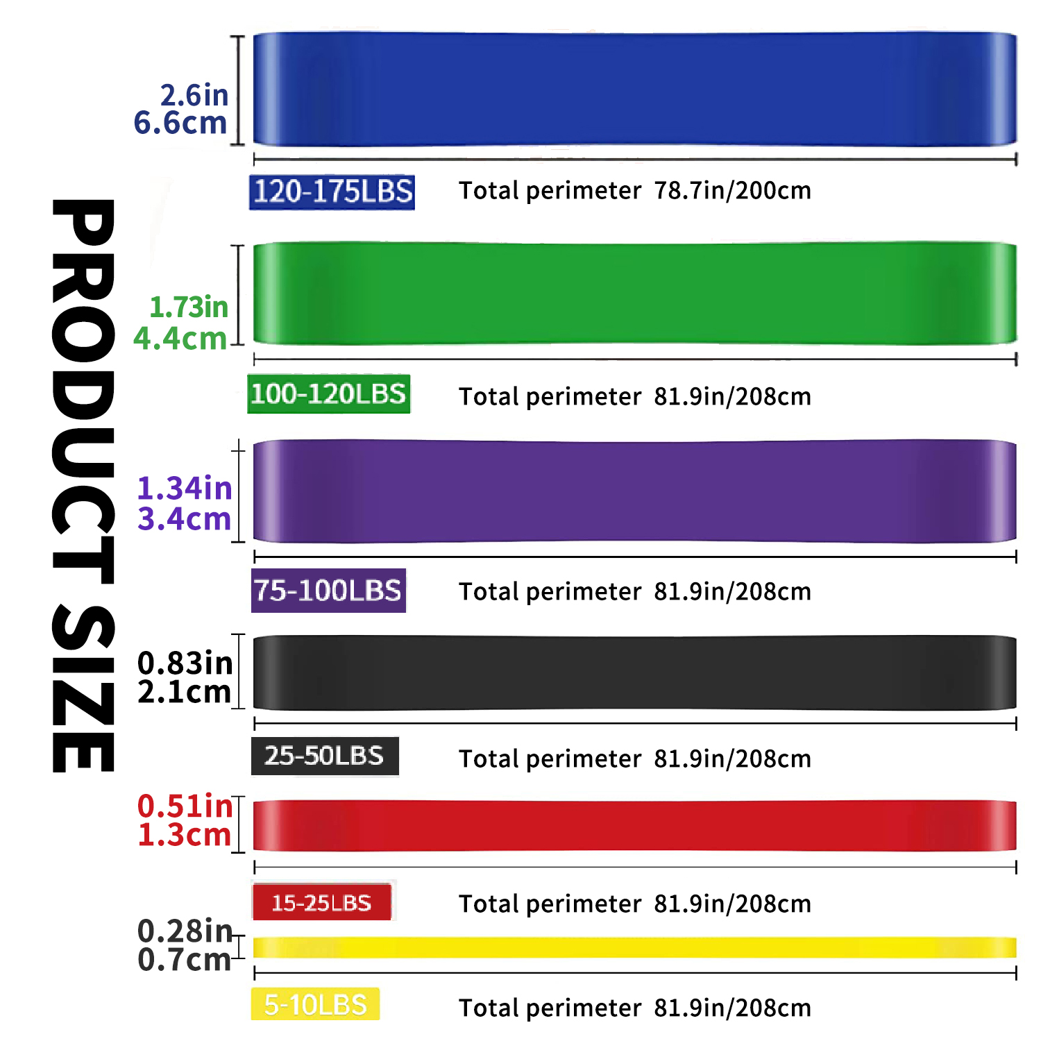 Weerstandsbanden Oefening Elastisch Workout Ruber Loop Sterkte Elastiek Gym Fitnessapparatuur Training Expander Unisex